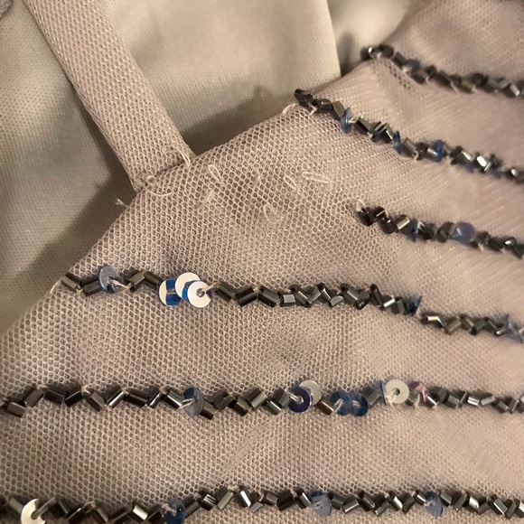 Adrianna Papell beaded Art Deco dress - size 2 - Picture 7 of 8